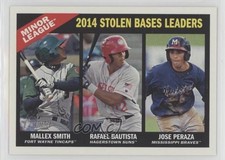 2015 Heritage Minor League Edition Rafael Bautista Jose Peraza Mallex Smith f6q