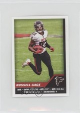 2021 Panini NFL Sticker & Card Collection Stickers Russell Gage #431 2k3