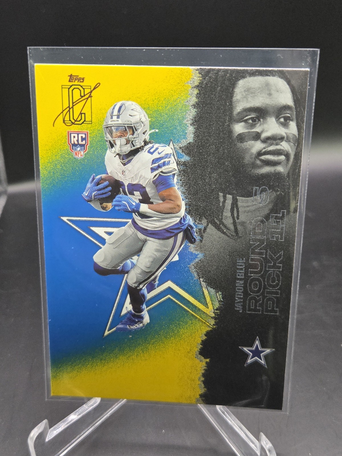 Jaydon Blue 2025 Topps Signature Class (RC) #225 Blue & Yellow
