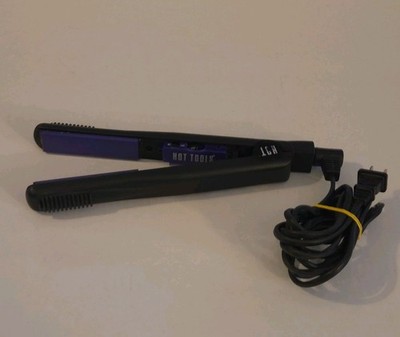 HOT TOOLS PRofessional 1'' Flat Iron Ceramic #1188 - Tested and Working