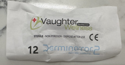 Derminator 2 12-Needle Microneedling Cartridge Package New Sealed