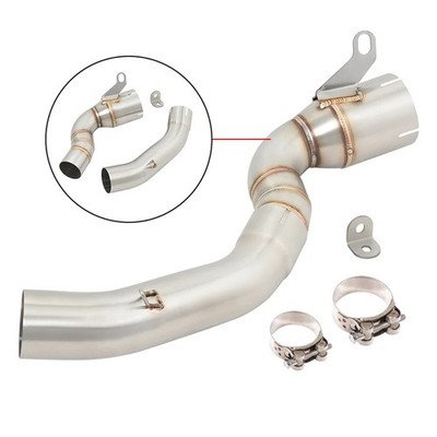 2'' Stainless Steel Mid Pipe for Duke 200 2020 2021 2022 2023 w/Hardware