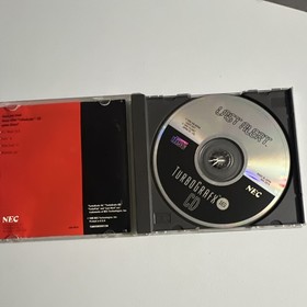 Last Alert TurboGrafx-16 CD manual jewel case and game .