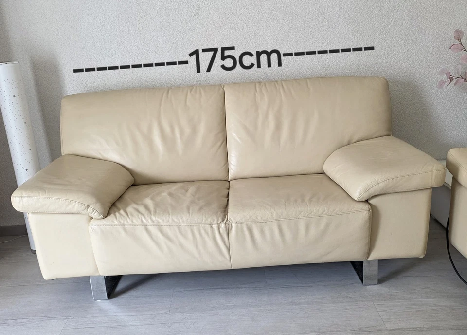 Rolf Benz Leder Zweiteiler - Bild 2 von 3