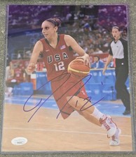Diana Taurasi autographed photo 8.5"x11” TEAM USA w/ coa Checkerboard Prizm