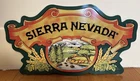 Vintage 90’s Sierra Nevada Cutout Embossed Metal Tin Beer Sign Bar Mancave 20x11