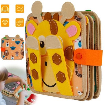 Quiet Book Stille Buch Busy Board Montessori Spielzeug Filz Buch für Feinmotorik