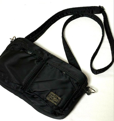 #ad YOSHIDA PORTER TANKER SHOULDER BAG 622 78809 Black Japan USED $109.16