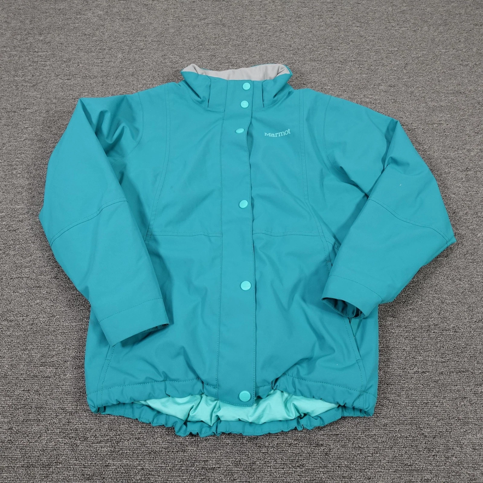 Marmot Jacket Youth Large Blue Insulated Snap Front Ski Winter Snow Coat
Opens in a new window or ta