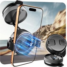 2026 Upgraded 360 Vacuum Magnetic Car Pe Holder for Magsafe 120 LBS