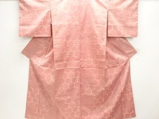 7602153: JAPANESE KIMONO / TSUMUGI / WOVEN KIKKO