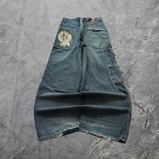 Baggy Carpenter Wide Leg Timberland Jnco Style Skater Vintage Y2k Jeans 36x32