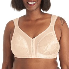 Playtex Front-close Wirefree W/ Flex Back Full Coverage Bra Beige 38DDD
