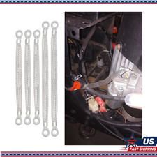 Universal Automotive Grounding Strap Kit 5pcs 10 And 13 Tinned Braided Copper