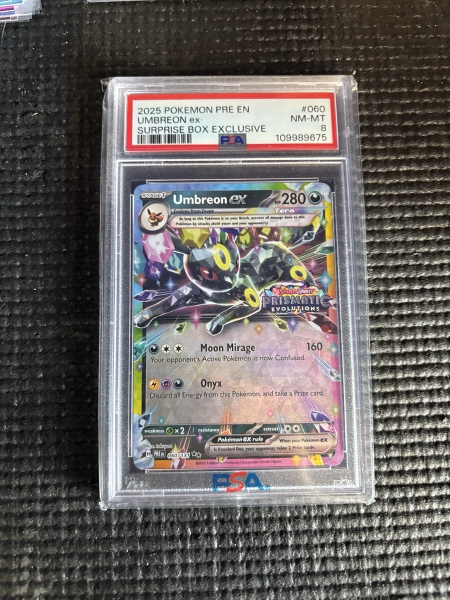 mega umbreon pokemon card 2025 Prismatic Evolutions Promos #060/131 ex PSA 10 5ban Graphics SV Pokemon Sword & Shield Brilliant