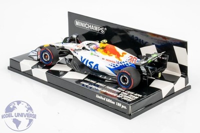 MINICHAMPS 1/18 ミニカー ホワイト/ブルー/レッド Minichamps - 1:43 Racing Bulls F1 VCARB02 No.30 Liam Lawson