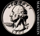 1952 Washington Quarter- Silver- Choice Gem Proof- No Reserve #L7101