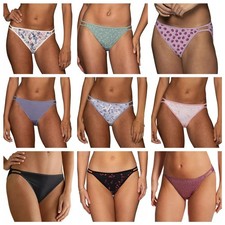 New Vanity Fair Lingerie Illumination String Bikini Panties 18108 Sz 5 6 7 8 NWT