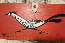 Vintage Enid Collins 1966 Red Roadrunner Box Bag