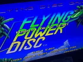 FLYING POWER DISC NEO GEO ROM SNK Japan Import Free shipping FedEx DHL Tested