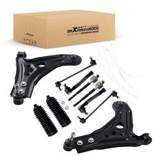 Suspension Front Lower Control Arms Tie Rods Sway Bar for 2004-2011 Chevy Aveo