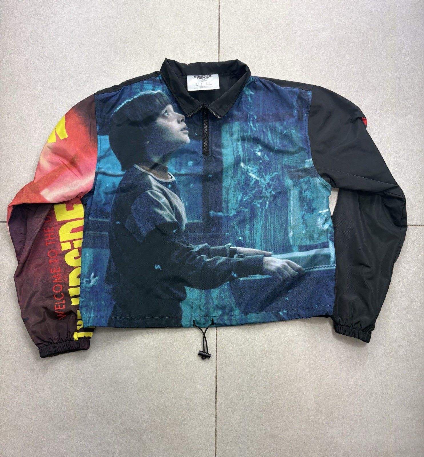 STRANGER THINGS Pullover Cropped Jacket Windbreak… - image 1