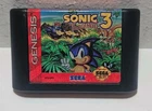 Sonic the Hedgehog 3 Sega Genesis 1994, Authentic Cart, Tested