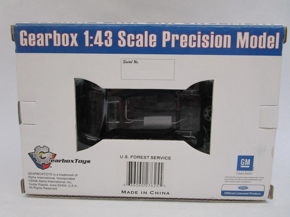 Gearbox Ford Expedition Diecast 1:43 Scale US Forest Service Police - Image 4 of 4