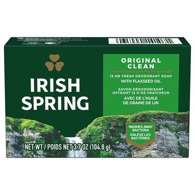Irish Spring Lufterfrischer Seife - 12h Frische - Original Clean | 104,8g