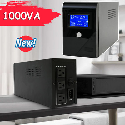 UPS Uninterruptible Power Supply 1000VA/600W Offline Backup Type With
