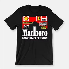 MARLBORO CIGARETTES RACING TEAM FERARI SHELL MICHELIN T Shirt FREE USA SHIPPING
