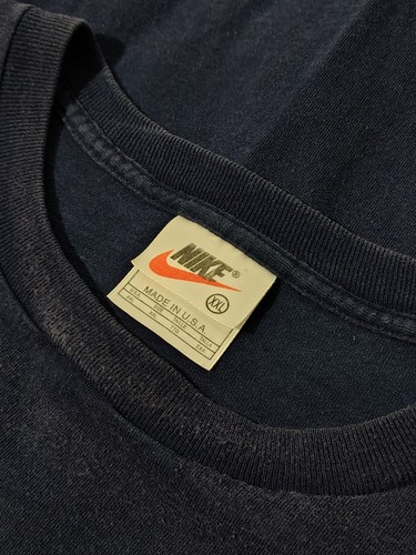 Vintage 90s Nike Swoosh Embroidered USA T Shirt XLarge Blue Free Shipping by Nike, $99 - Photo 4