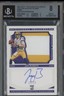 2020 National Treasures Collegiate Joe Burrow RC Jersey ON CARD Auto /25 BGS 8