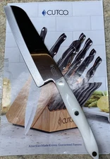 Cutco #1766 Santoku Chef Knife 7” Pearl White Sharp! New Open Pkg