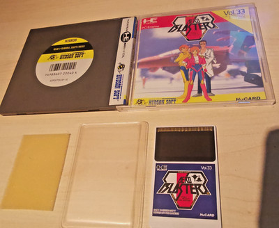 Aero Blasters - NEC PC Engine HuCard - CiB - komplett - jap/jp - NTSC/J