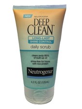 Neutrogena Deep Clean Long-Last Shine Control Daily Scrub, 4.2 fl oz