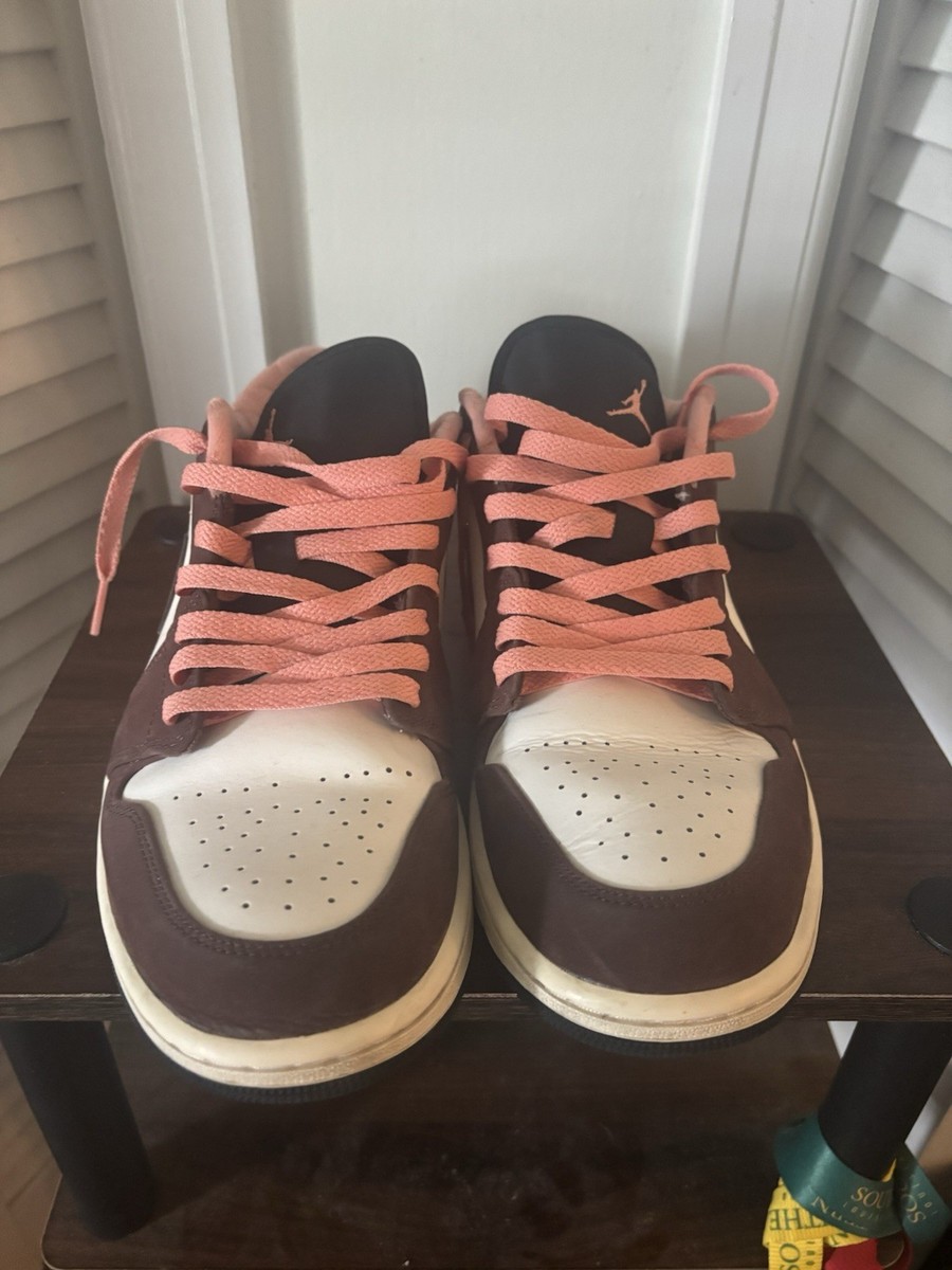 Jordan Air Jordan 1 Low SE Mocha Brown White Pink DC6991-200 Men's