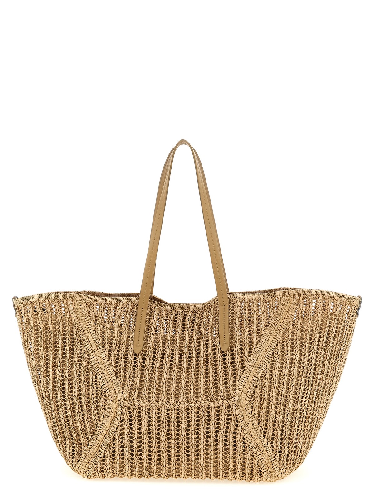 Brunello Cucinelli Beige Polyamide Shoulder Bag 100% Authentic