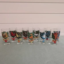 Vintage Anchor Hocking Pepsi 12 Days of Christmas Glass Tumblers YOU CHOOSE
