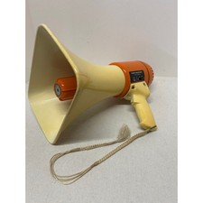 Vintage Heath Company GD-1818 Power Megaphone Orange Cream Portable Untested