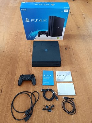 Sony PlayStation 4 Pro 1TB Konsole - Ps4 Pro - Jet Black - CUH-7016B - OVP