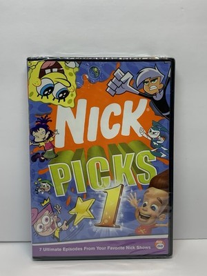 NICK PICKS 1 DVD (2005) Fairly Oddparents, Jimmy Neutron, Rugrats, Spongebob NEW