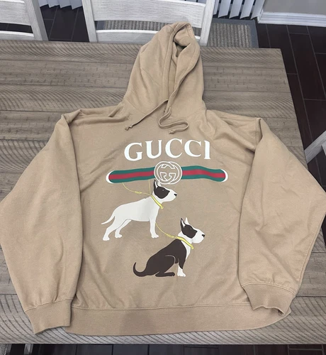 Gucci Felpa con Cappuccio per Cani Uomo