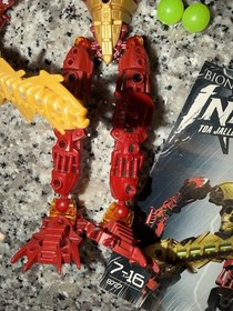Lego Bionicle Toa Jaller Inika 8727 Complete With Zamors & /Instructions