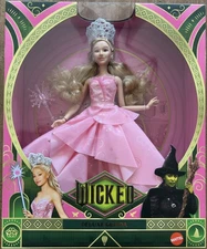 Glinda Deluxe Doll – Mattel Official Collectible Fashion Doll Wicked Pink Dress