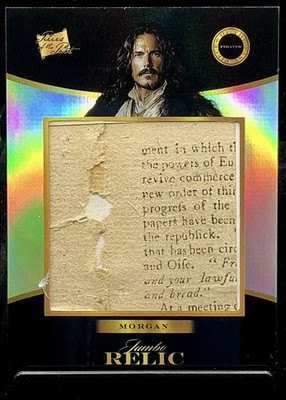 2025 Pieces Of The Past Pirates Sir Henry Morgan Authentic Jumbo Document Relic