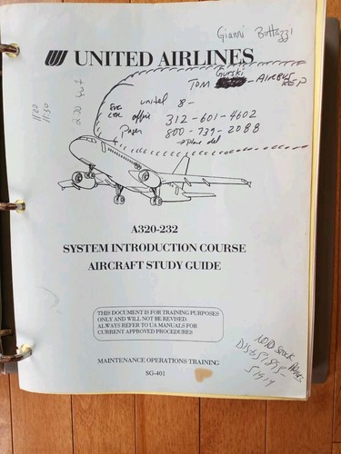 United airlines A320-232 CFDS/Manual Course Aircraft Study Guide - Foto 7 di 13