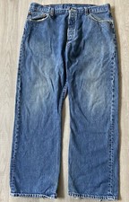 Vintage Levis 501xx Jeans Mens 40x32 Blue Denim Straight Leg Button Fly WPL 423