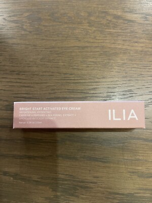 ILIA Bright Start Activated Eye Cream Refresh Brighten Hydrating Revitalize .05