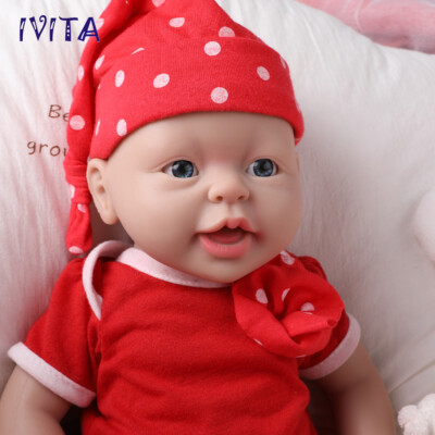 15'' Baby Girl Vollsilikonpuppe Realistisches Baby Mädchen Reborn Baby
